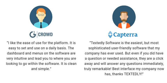 Textedly G2 Crowd Capterra Reviews