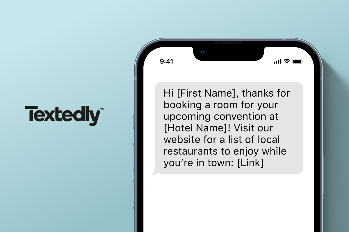 example of a personalized marketing text message