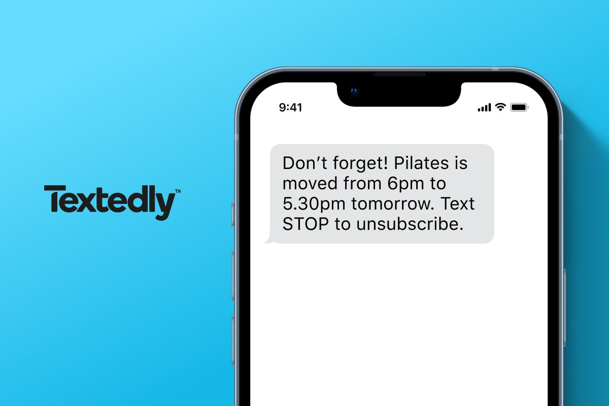 Fitness Studio Reminder Texts