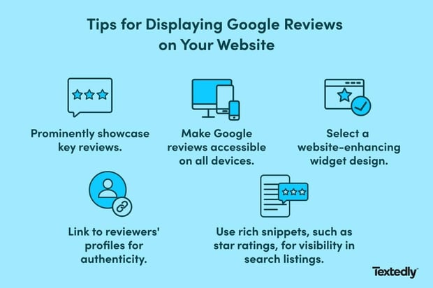 tips for how to embed Google reviews