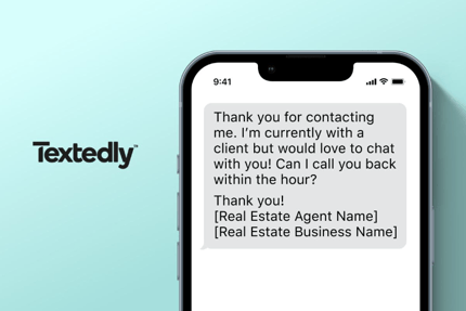 auto reply text script for real estate