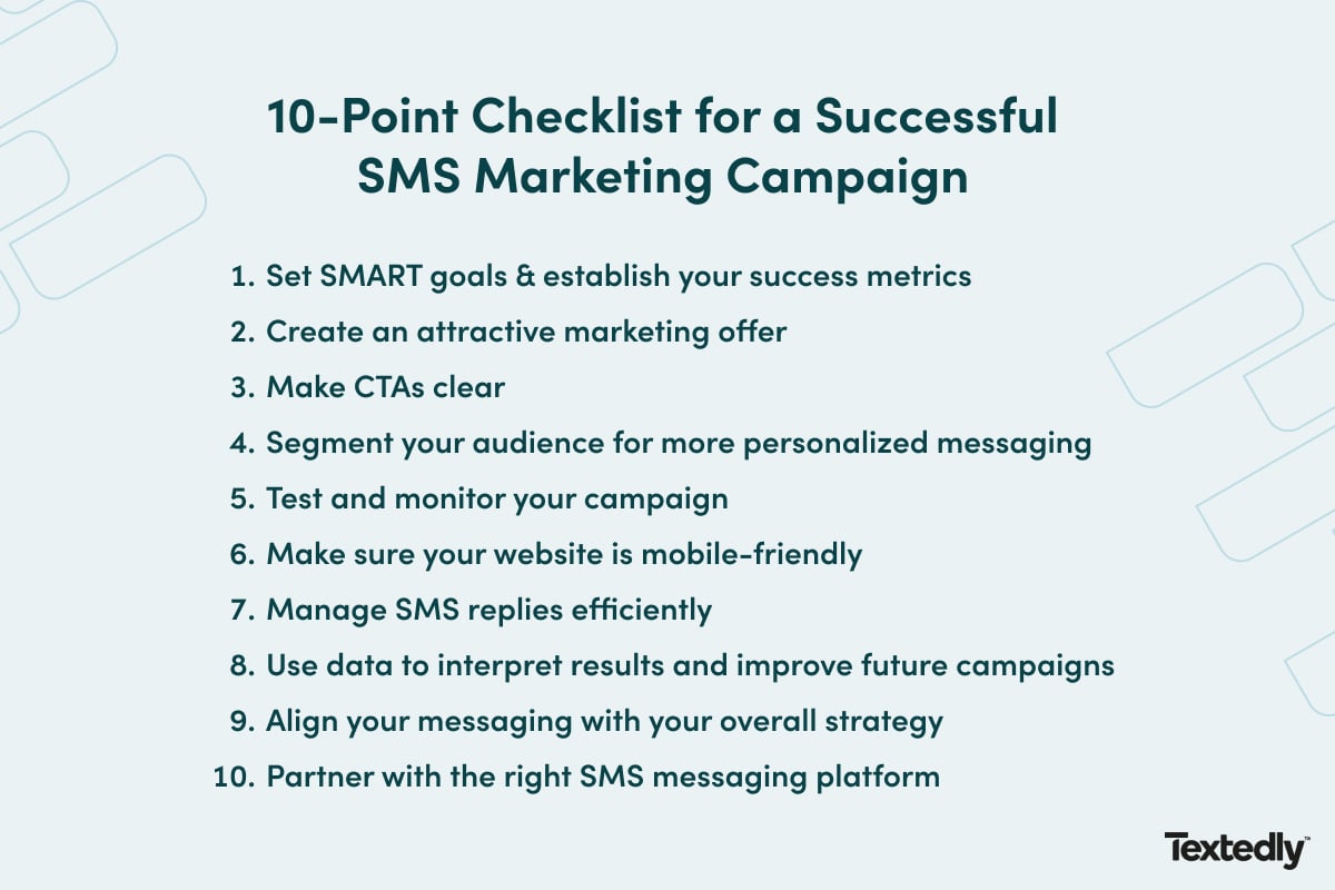 Checklist for a Successful SMS Marketing Campaign